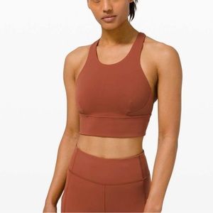 Lululemon Wunder Train Longline Bra Terracotta